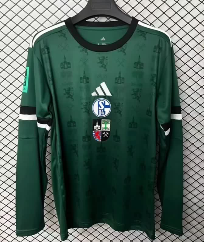 AAA Quality Schalke 04 25/26 150th Anniversary Long Sleeve Soccer Jersey