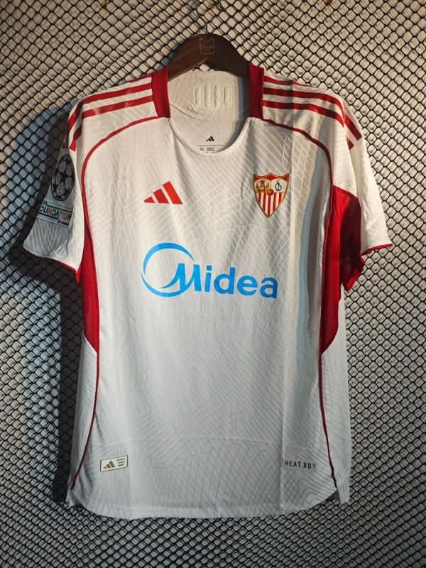 AAA Quality Sevilla 25/26 Home Soccer Jersey (Player) AAA Quality Sevilla 25/26 Home Soccer Jersey (Player)