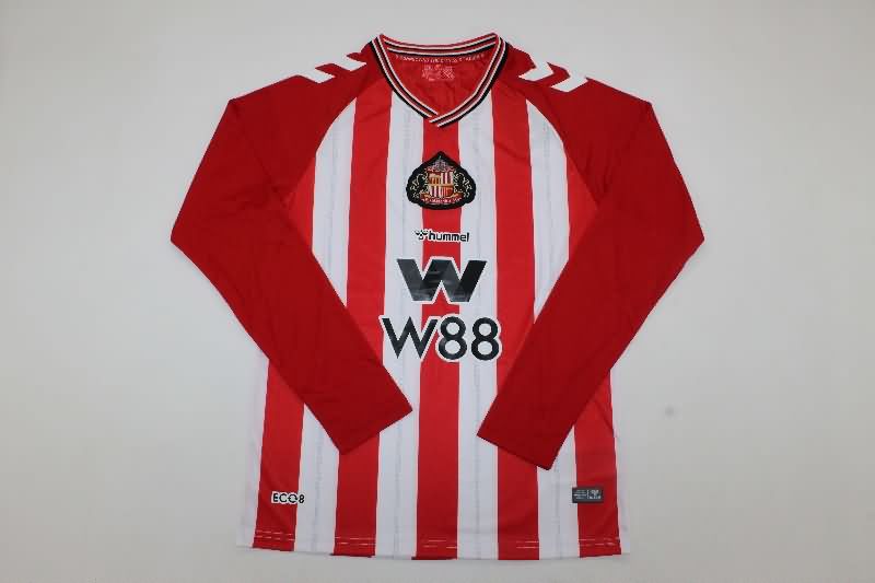 AAA Quality Sunderland 25/26 Home Long Sleeve Soccer Jersey AAA Quality Sunderland 25/26 Home Long Sleeve Soccer Jersey
