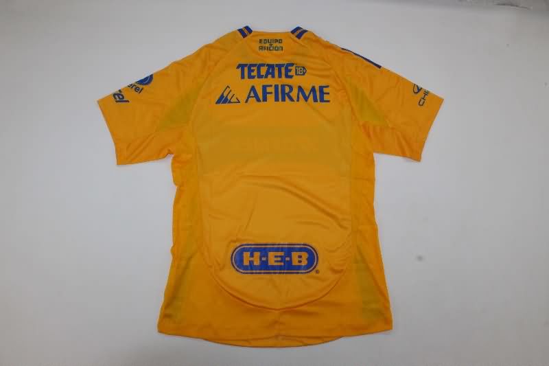 Tigres UANL Soccer Jersey Home (Player) 25/26