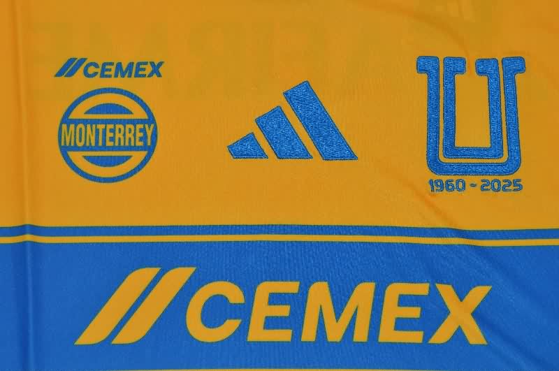 AAA Quality Tigres Uanl 25/26 Training Vest Soccer Jersey