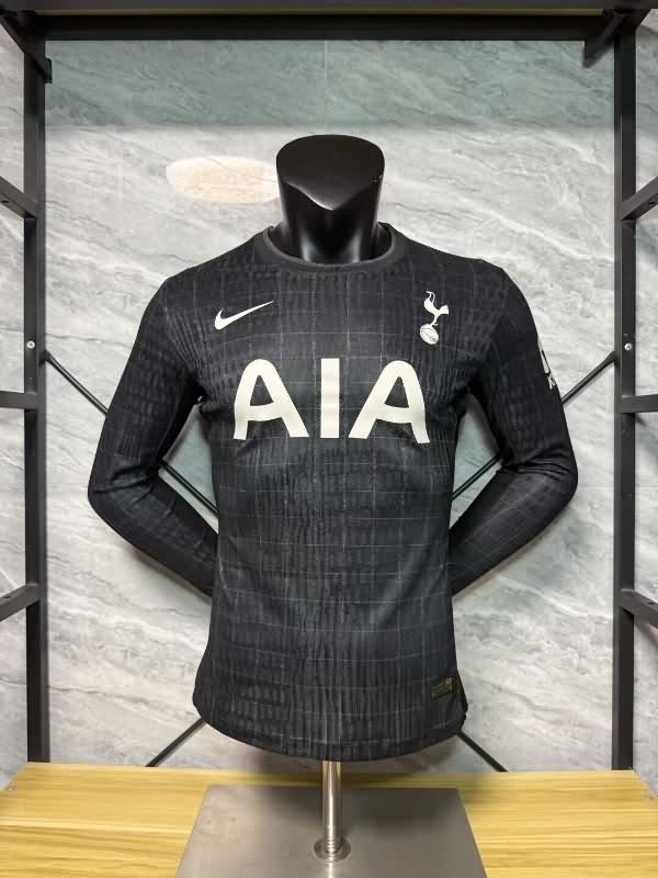 AAA Quality Tottenham Hotspur 25/26 Away Long Sleeve Soccer Jersey (Player)