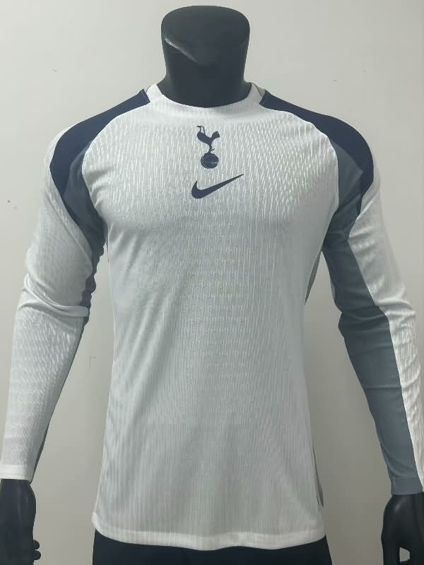 AAA Quality Tottenham Hotspur 25/26 Home Long Sleeve Soccer Jersey (Player) Leaked