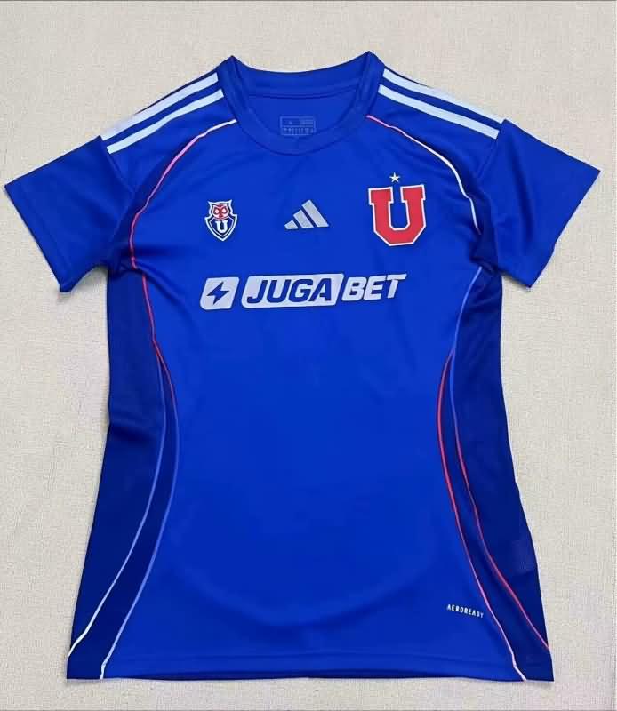 Universidad Chile Soccer Jersey Home Women Replica 2025 Universidad Chile Soccer Jersey Home Women Replica 2025