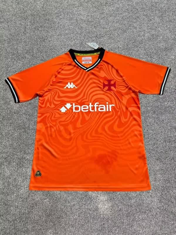 AAA Quality Vasco Da Gama 2025 Goalkeeper Orange Soccer Jersey