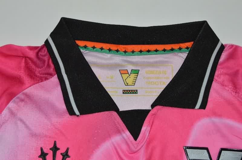 AAA Quality Venezia 25/26 Goalkeeper Pink Long Sleeve Soccer Jersey