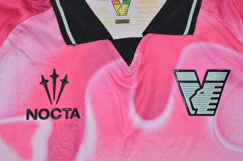AAA Quality Venezia 25/26 Goalkeeper Pink Long Sleeve Soccer Jersey