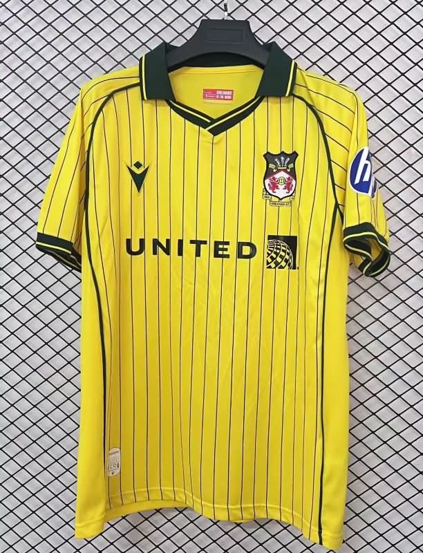 AAA Quality Wrexham 25/26 Away Soccer Jersey