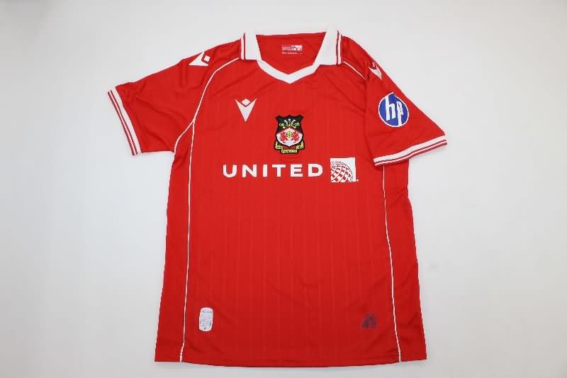 AAA Quality Wrexham 25/26 Home Soccer Jersey