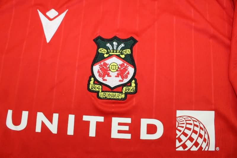 AAA Quality Wrexham 25/26 Home Soccer Jersey
