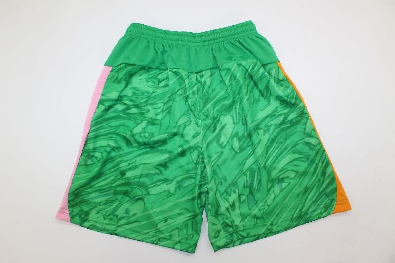 Kids AC Milan 25/26 Goalkeeper Green Soccer Jersey And Shorts