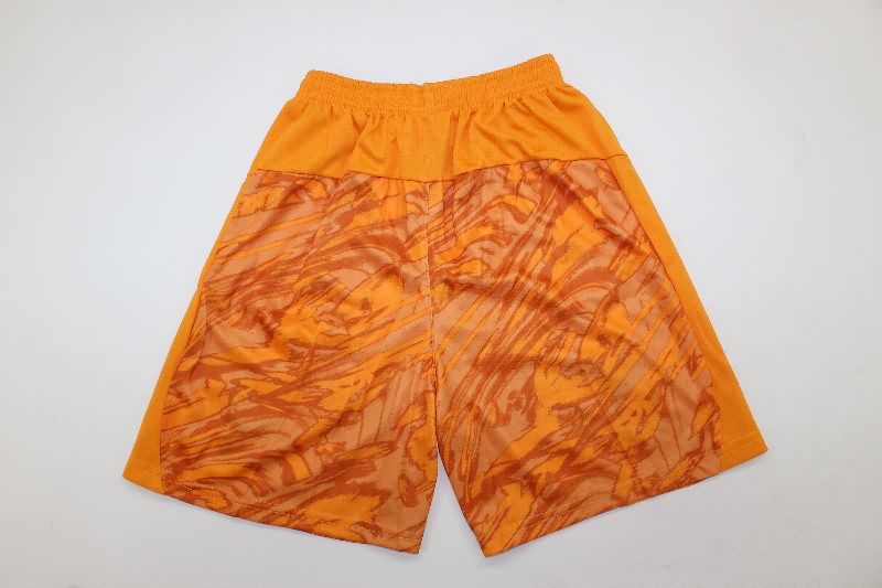 Kids AC Milan 25/26 Goalkeeper Orange Soccer Jersey And Shorts