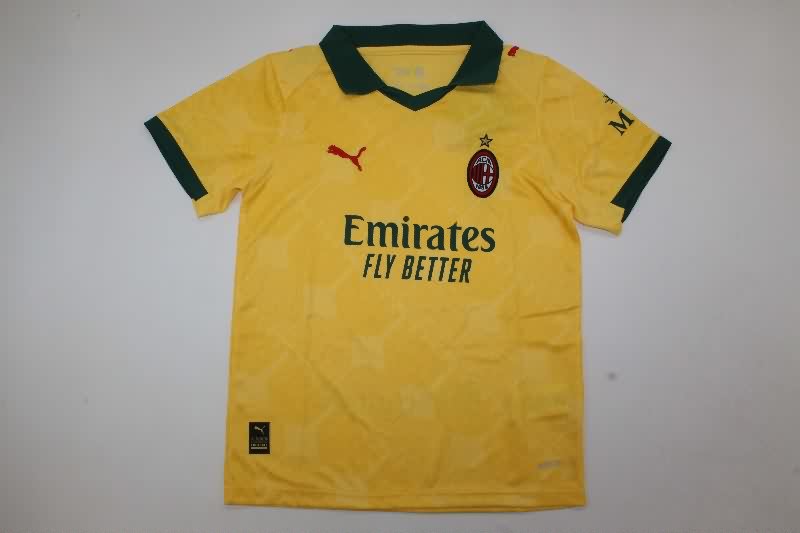 Kids AC Milan 25/26 Third Soccer Jersey And Shorts