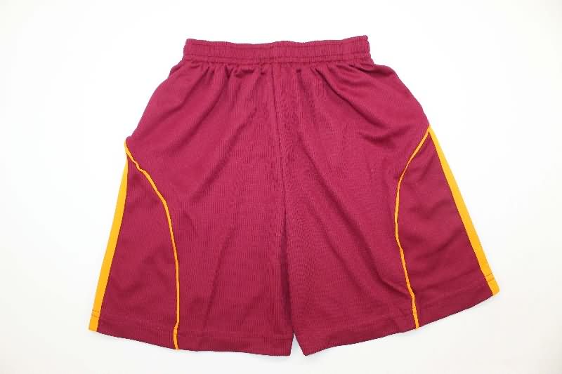 Kids AS Roma 25/26 Home Soccer Jersey And Shorts
