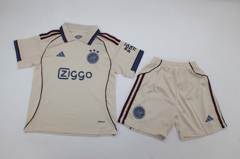 Kids Ajax 25/26 Third Soccer Jersey And Shorts Kids Ajax 25/26 Third Soccer Jersey And Shorts