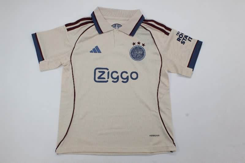 Kids Ajax 25/26 Third Soccer Jersey And Shorts