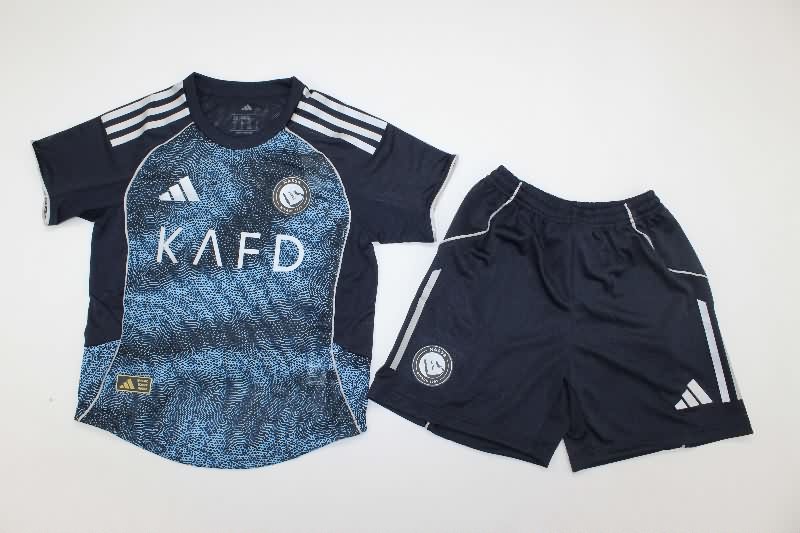 Kids Al Nassr FC 25/26 Away Soccer Jersey And Shorts (Player) Kids Al Nassr FC 25/26 Away Soccer Jersey And Shorts (Player)