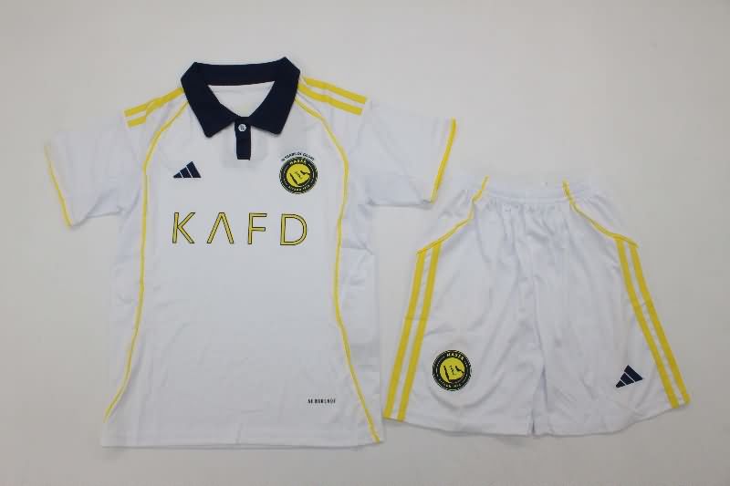 Kids Al Nassr FC 25/26 Third Soccer Jersey And Shorts Kids Al Nassr FC 25/26 Third Soccer Jersey And Shorts