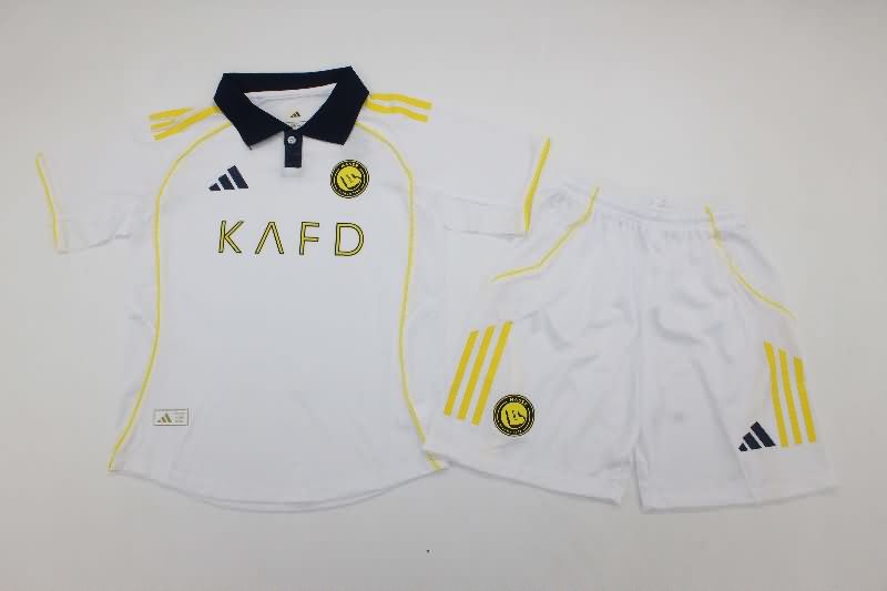 Kids Al Nassr FC 25/26 Third Soccer Jersey And Shorts (Player) Kids Al Nassr FC 25/26 Third Soccer Jersey And Shorts (Player)