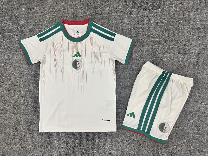 Kids Algeria 2026 Home Soccer Jersey And Shorts