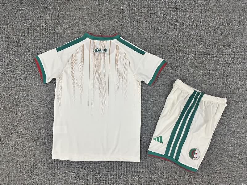 Kids Algeria 2026 Home Soccer Jersey And Shorts