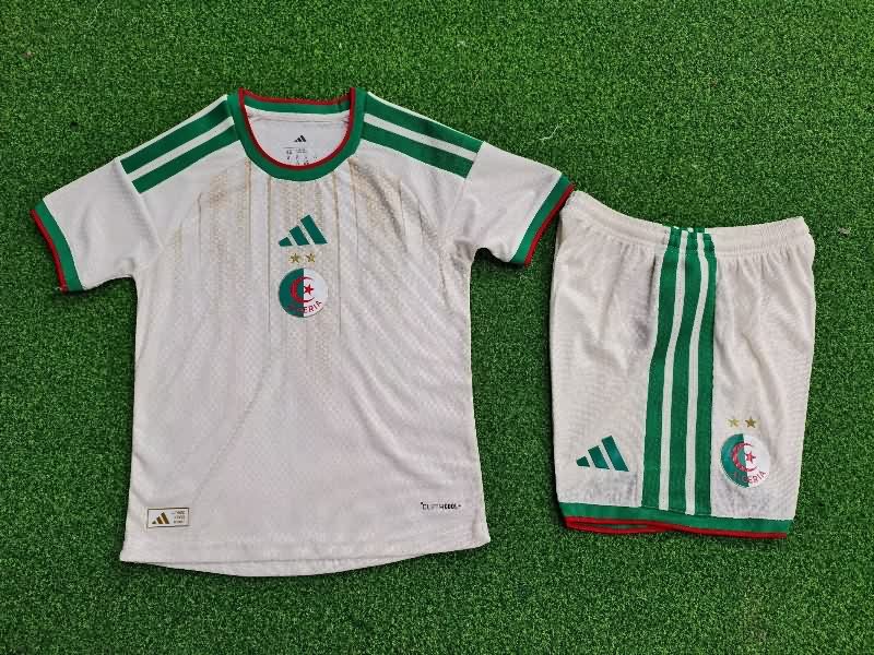 Kids Algeria 2026 Home Soccer Jersey And Shorts (Player)