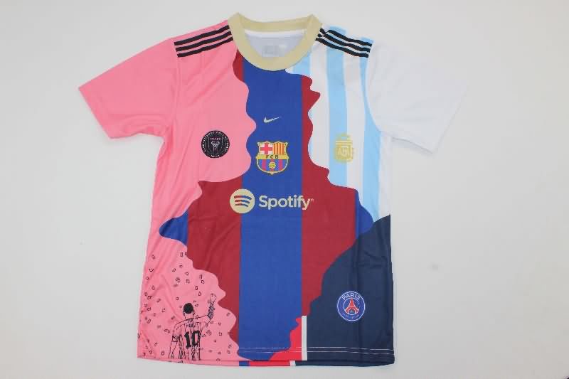 Kids Argentina 2025 MESSI Special Soccer Jersey And Shorts