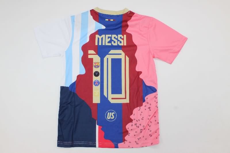 Kids Argentina 2025 MESSI Special Soccer Jersey And Shorts