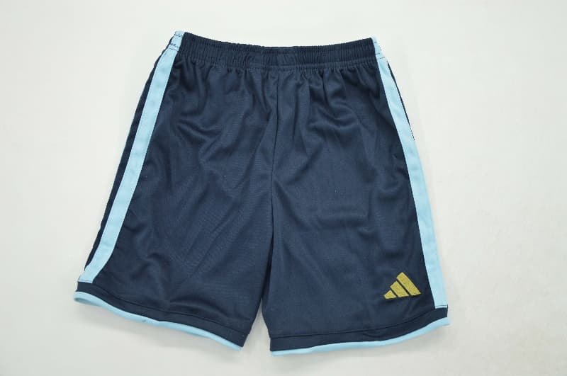 Kids Argentina 2026 World Cup Home Long Sleeve Soccer Jersey And Shorts