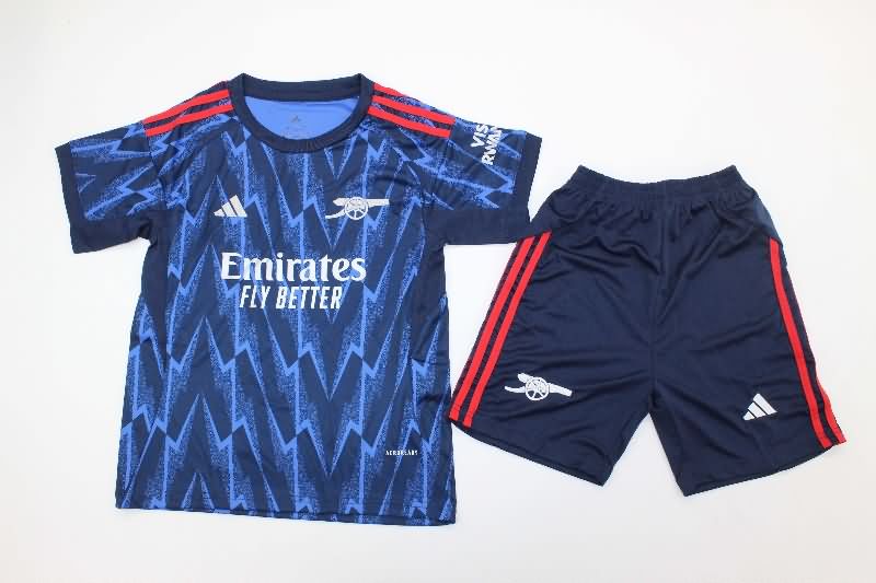 Kids Arsenal 25/26 Away Soccer Jersey And Shorts Kids Arsenal 25/26 Away Soccer Jersey And Shorts