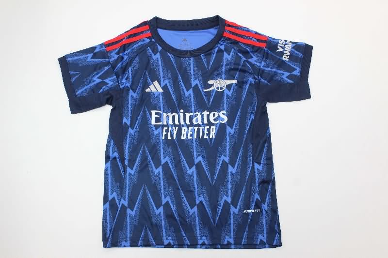 Kids Arsenal 25/26 Away Soccer Jersey And Shorts