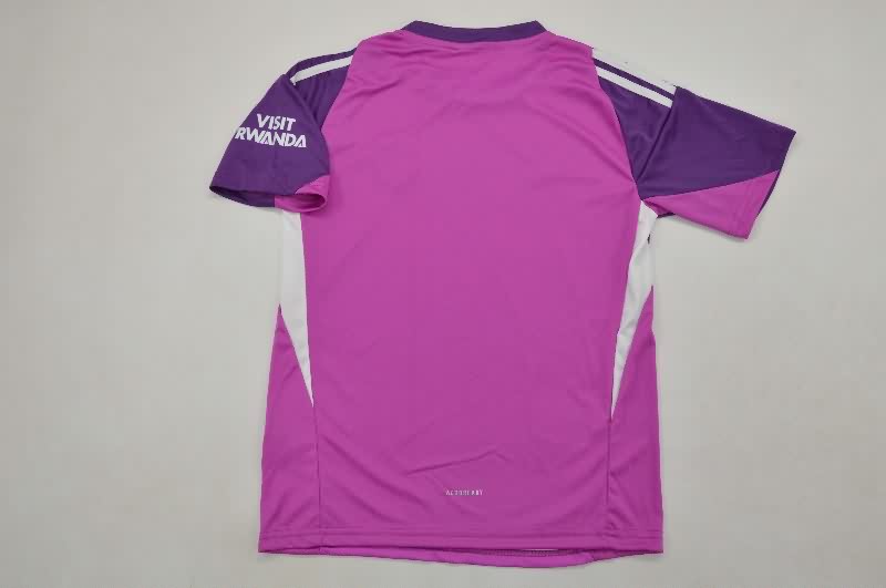 Kids Arsenal 25/26 Goalkeeper Purple Soccer Jersey And Shorts