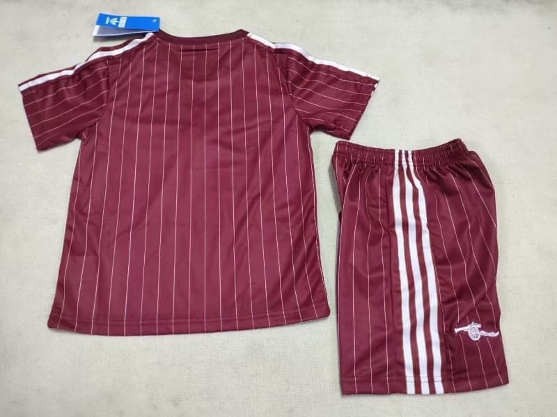 Kids Arsenal 25/26 Red Soccer Jersey And Shorts