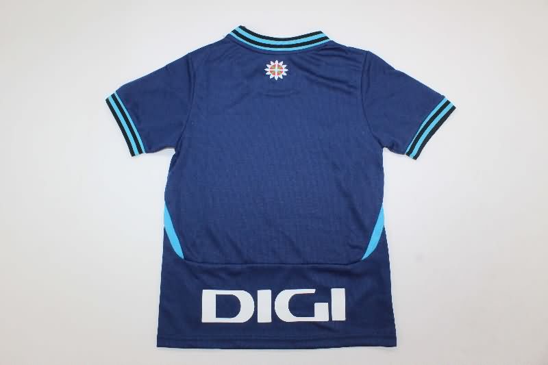 Kids Athletic Bilbao 25/26 Away Soccer Jersey And Shorts