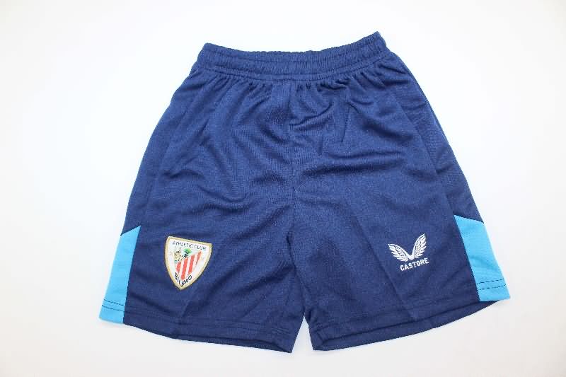 Kids Athletic Bilbao 25/26 Away Soccer Jersey And Shorts