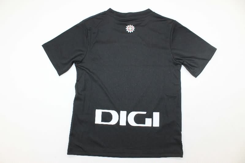 Kids Athletic Bilbao 25/26 Goalkeeper Black Soccer Jersey And Shorts