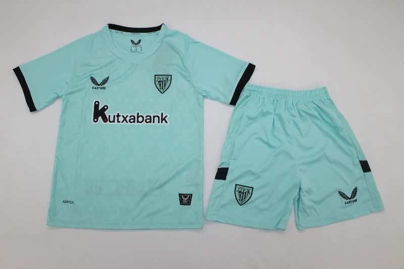 Kids Athletic Bilbao 25/26 Third Soccer Jersey And Shorts Kids Athletic Bilbao 25/26 Third Soccer Jersey And Shorts