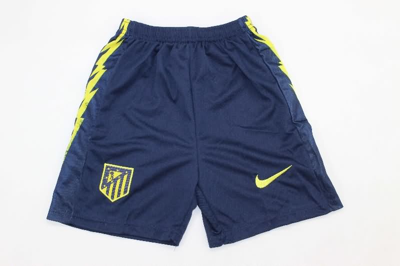 Kids Atletico Madrid 25/26 Away Soccer Jersey And Shorts