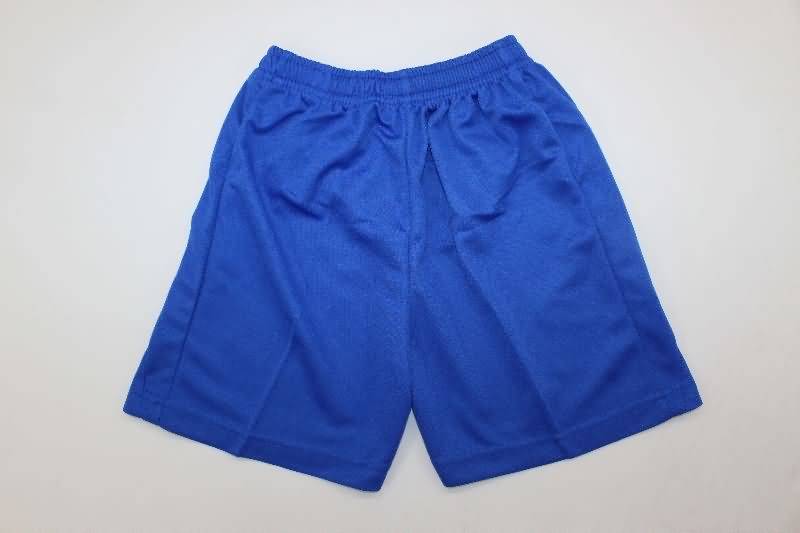 Kids Atletico Madrid 25/26 Home Soccer Jersey And Shorts