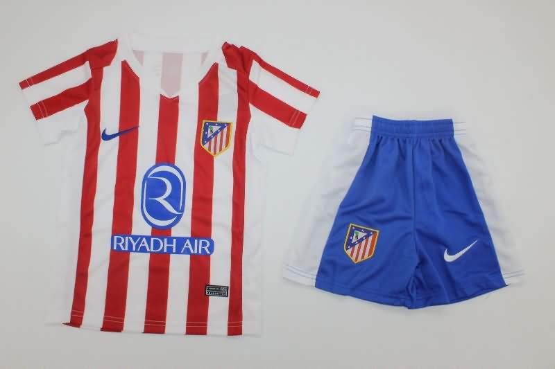 Kids Atletico Madrid Soccer Jersey Home Replica 25/26 Kids Atletico Madrid Soccer Jersey Home Replica 25/26