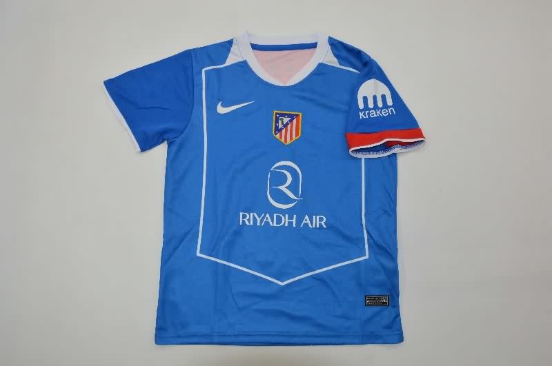 Kids Atletico Madrid 25/26 Third Soccer Jersey And Shorts