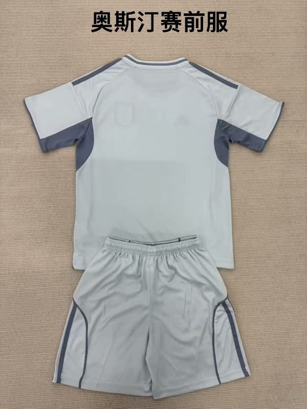 Kids Austin 2025 Training Soccer Jersey And Shorts