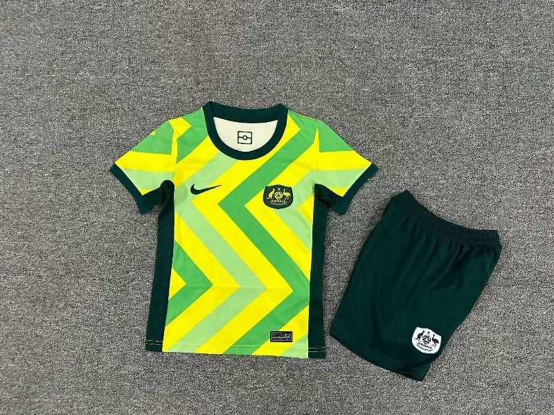 Kids Australia Soccer Jersey Home Replica 2025
