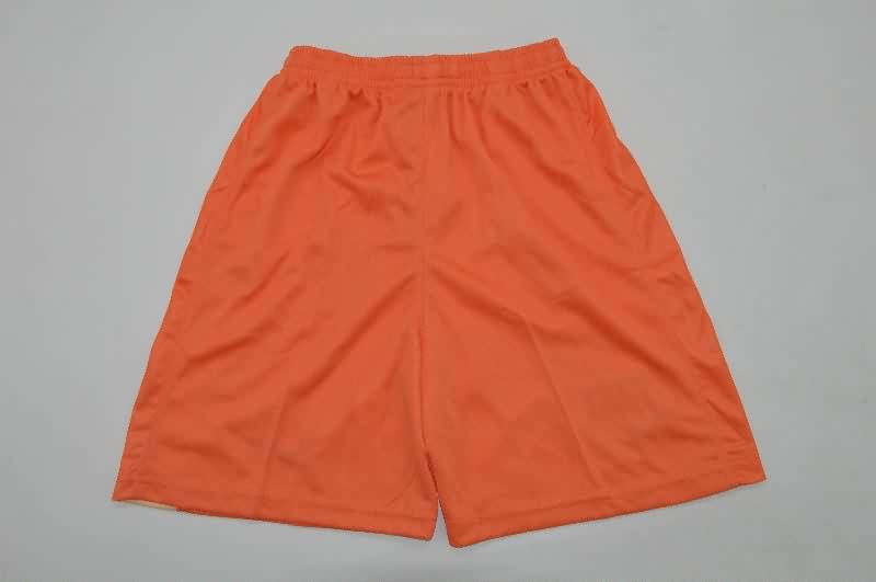 Kids Barcelona 25/26 Goalkeeper Orange Soccer Jersey And Shorts