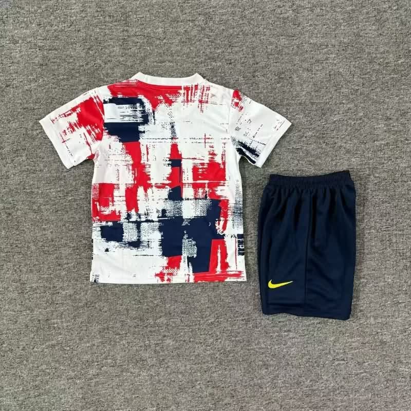 Kids Barcelona 25/26 Special Soccer Jersey And Shorts 07