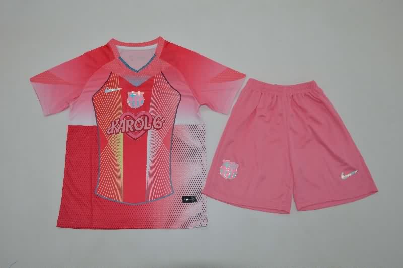 Kids Barcelona 25/26 Special Soccer Jersey And Shorts 11