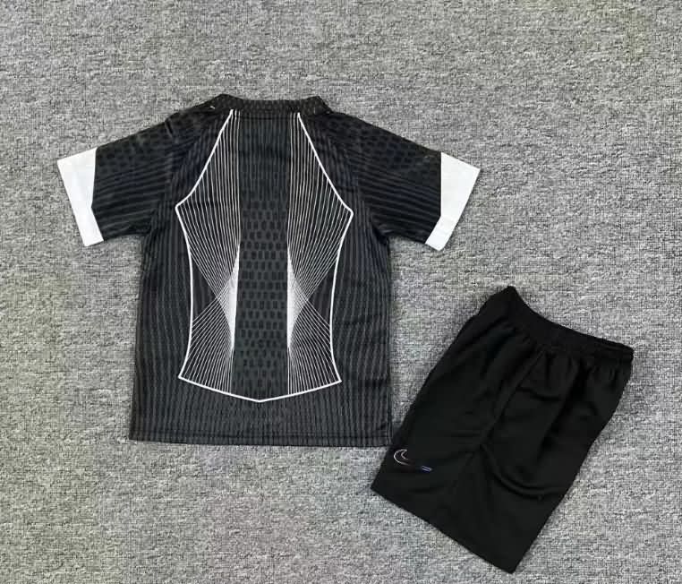 Kids Barcelona 25/26 Training Soccer Jersey And Shorts 04