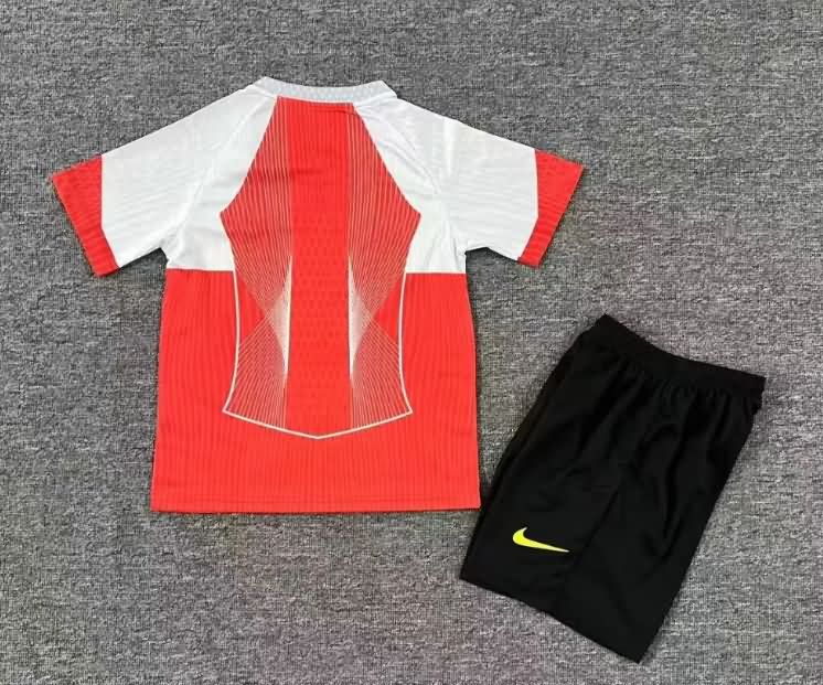 Kids Barcelona 25/26 Training Soccer Jersey And Shorts 06