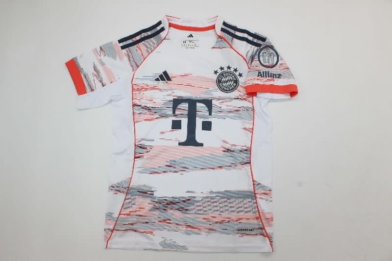 Kids Bayern Munich 25/26 Away Soccer Jersey And Shorts