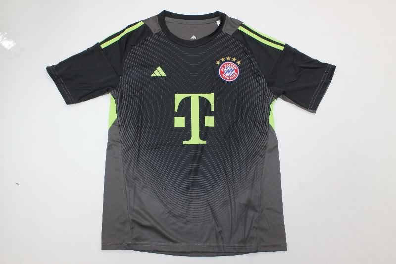 Kids Bayern Munich 25/26 Goalkeeper Grey Soccer Jersey And Shorts